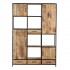 Mango wood china cabinet, 145x45xH210cm - VICTORIA