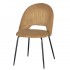 Fluwelen stoel, 56x55xH84CM - KATE Kleur Roest