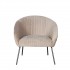 STOL Club armchair in high-quality fabric, 74x68xH74 cm Color Taupe