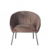 STOL Club fauteuil in hoogwaardige stof, 74x68xH74 cm Kleur Bruin