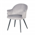 WISTY Taupe Velvet Chair Color Grey