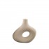 Ceramic vase, 15.7x4.5xH15.9cm Color White