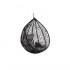 VERONE - Hanging Chair with Cushion, No Metal Structure Color Black