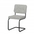 Fabric chair, 45x52.5xH82CM - GINA Color Grey