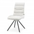 LAURA Chaise en velours, 60x49x95CM Couleur Beige