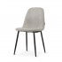 Chair in corduroy fabric, 53x44xH87CM Color Taupe