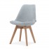 Fabric chair, 58x49.5x82CM Color Grey