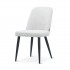 Fabric chair, 57x45xH85CM Color White