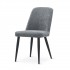 Fabric chair, 57x45xH85CM Color gris foncé