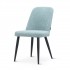 Fabric chair, 57x45xH85CM Color bleu clair