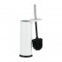 Brosse pour WC en acier Couleur Blanc