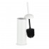 Brosse pour WC en acier Couleur Blanc