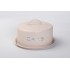 Steel cake box, D28.5xH12.5CM Color Beige