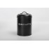 Steel food container, D13.5xH17.5CM Color Black