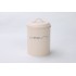 Stalen voedselcontainer, D13.5xH17.5CM Kleur Beige