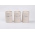 Steel food container, D11xH15CM Color Beige