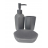 Set of 3 bathroom accessories Color Black