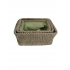 Set of 3 fabric storage boxes Color Green