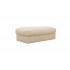 Pouf en tissu, 120x60xH45CM - VITO Couleur Beige