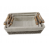 Decorative basket, 35x24xH13CM Color Grey