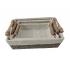 Decorative basket, 27x16xH9CM Color Grey