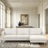 Fabric corner sofa, 250x164xH67 CM - SOPHIA Right / Left Right