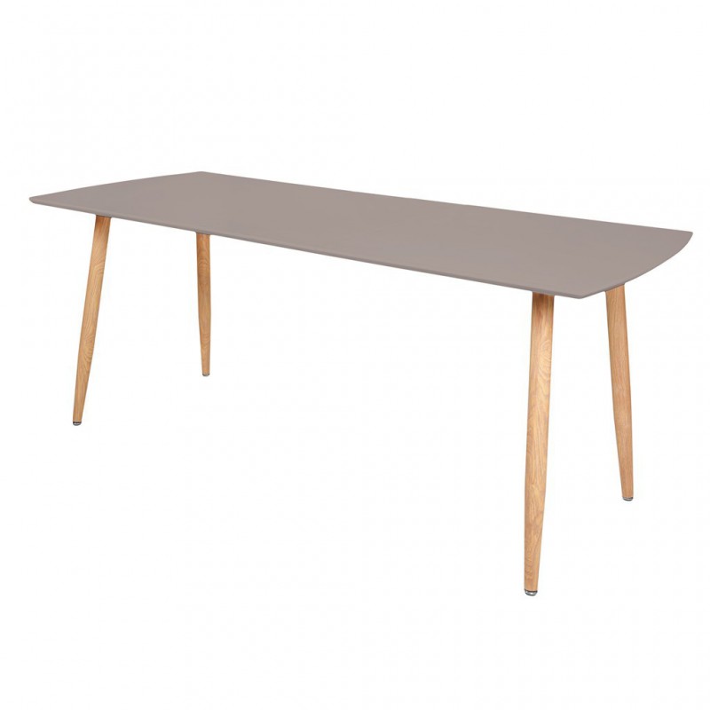 STOCKHOLM Table Extensible 140/180x80xH75cm TAUPE