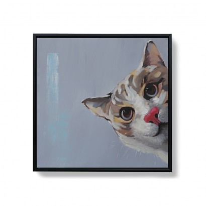 ALFIE hand-painted canvas -...