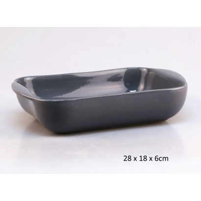 Ceramic baking dish 28x18 cm