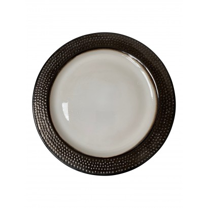 Ceramic dinner plate with...