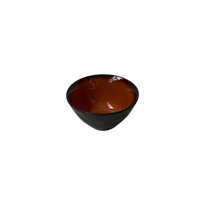 Black ceramic bowl, D7,6 cm...