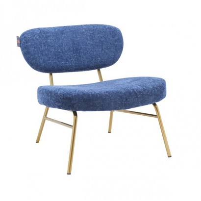 Mottled fabric armchair...
