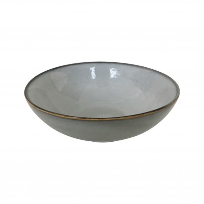 Grey ceramic bowl, D15 cm -...