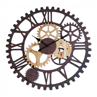 Wall clock D100x4,5xH100 cm