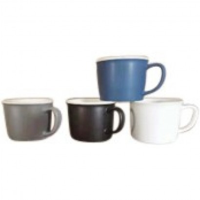 Set of 4 ceramic cups with...