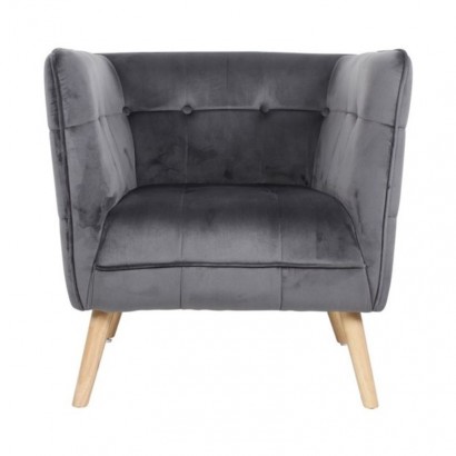Velvet armchair,...