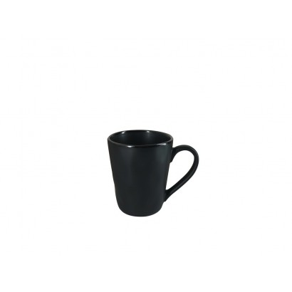 Black ceramic mug with...