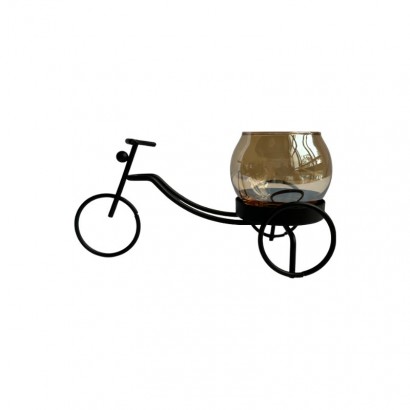 Photophore en forme de vélo...