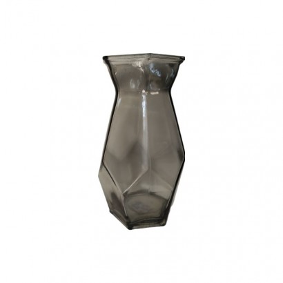 Vase en verre, D10xH20cm -...