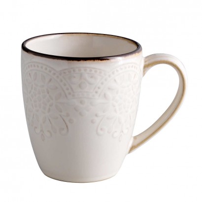 Jolie tasse à café ou à thé en verre de Biot de couleur mauve - Dans de  beaux draps