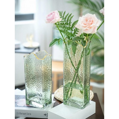 Glass vase, D10xH30CM -...