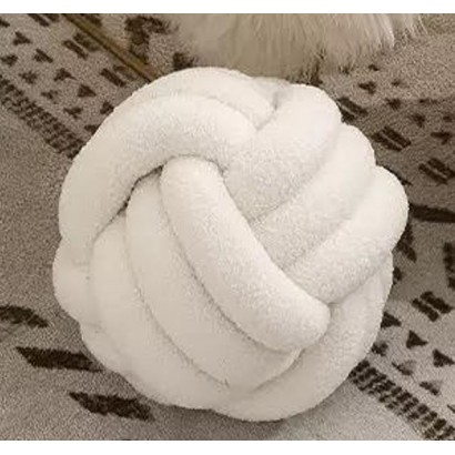 Boule shape fabric knot...
