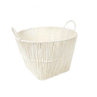 Basket D38xH24.5 cm - White