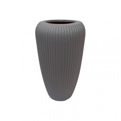 Ceramic vase D12xH24cm grey...