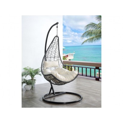 Hanging chair with cushion...