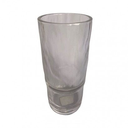 Transparent glass vase...