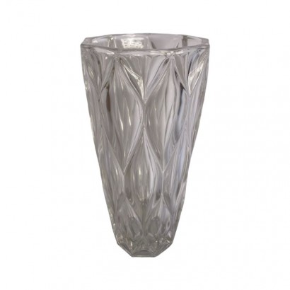 Glass vase D12.5xH25cm -...