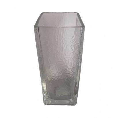 Vase en verre 8x8xH19,3 cm...