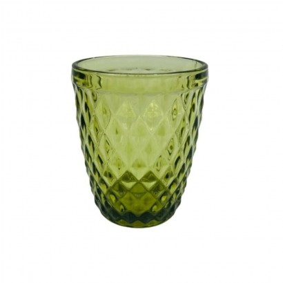 Groen glazen waterglas,...