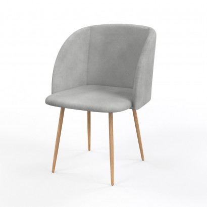 Velvet chair, 55,5x60xH83...